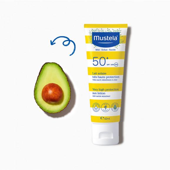 Mustela Bebe Sun Milk SPF50+ Mleczko przeciwsłoneczne do twarzy (100 ml) - zdjęcie produktu