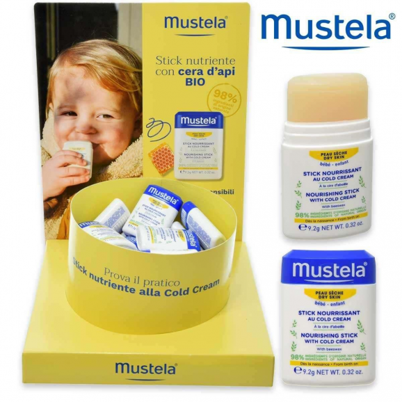 Mustela Bebe Cold Cream Sztyft Odżywczy 9,2 g Mustela Bebe Cold Cream Sztyft Odżywczy 9,2 g - zdjęcie produktu