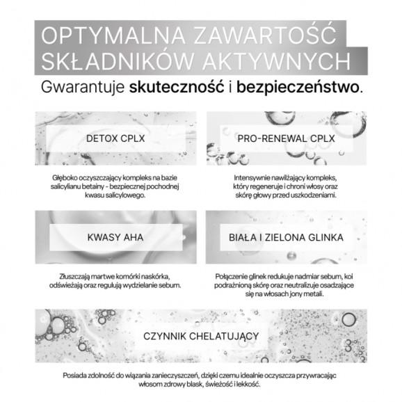 L'biotica Biovax Trychologic Advanced Detox Maska do włosów i skóry głowy 200 ml - zdjęcie produktu