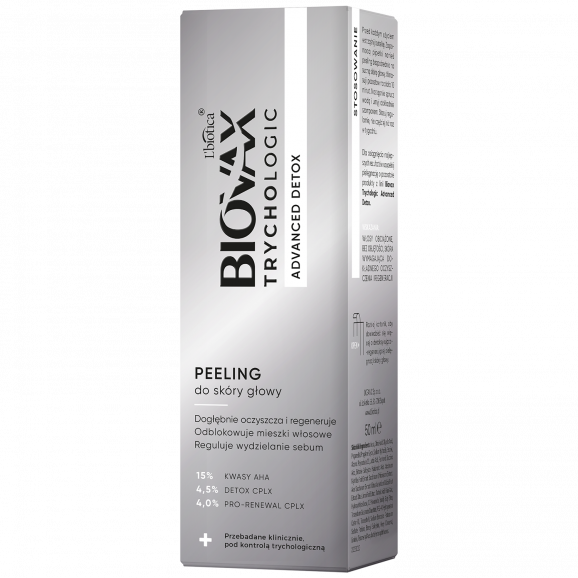 Biovax Trychologic Advanced Detox – peeling do skóry głowy (50 ml) Biovax Trychologic Advanced Detox – peeling do skóry głowy (50 ml) - zdjęcie produktu