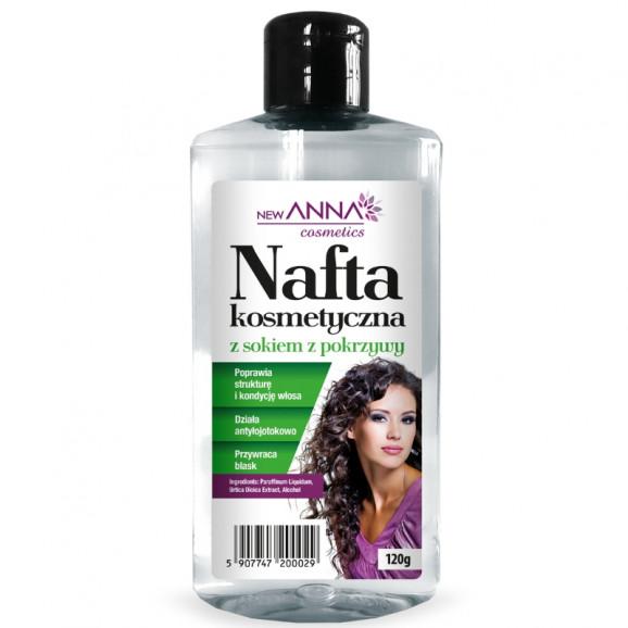 Nafta kosmetyczna z sokiem z pokrzywy – produkt do pielęgnacji włosów (160 ml) Nafta kosmetyczna z sokiem z pokrzywy – produkt do pielęgnacji włosów (160 ml) - zdjęcie produktu