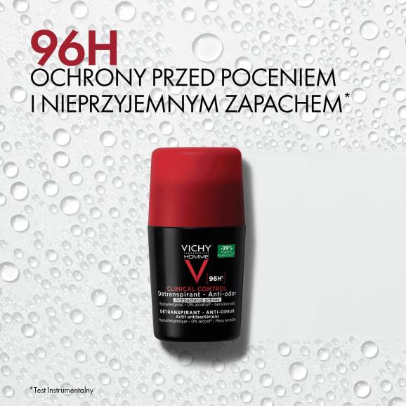 Vichy Clinical Control 96H, dezodorant w kulce dla mężczyzn, 50 ml - zdjęcie produktu