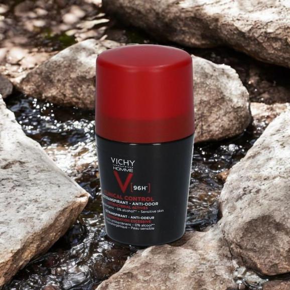 Vichy Clinical Control 96H, dezodorant w kulce dla mężczyzn, 50 ml - zdjęcie produktu
