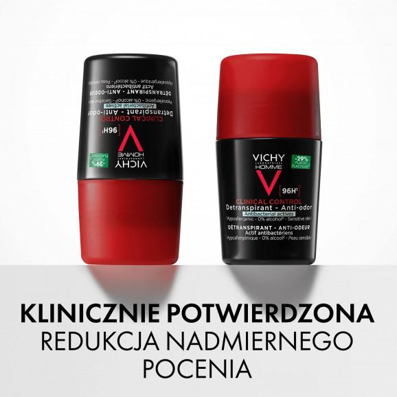 Vichy Clinical Control 96H, dezodorant w kulce dla mężczyzn, 50 ml - zdjęcie produktu