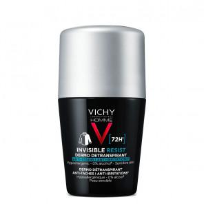 Vichy Homme Invisible Resist Antyperspirant roll-on dla mężczyzn, przeciw śladom na ubraniach, 50 ml - zdjęcie produktu