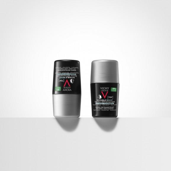 Vichy Homme Invisible Resist Antyperspirant roll-on dla mężczyzn, przeciw śladom na ubraniach, 50 ml - zdjęcie produktu