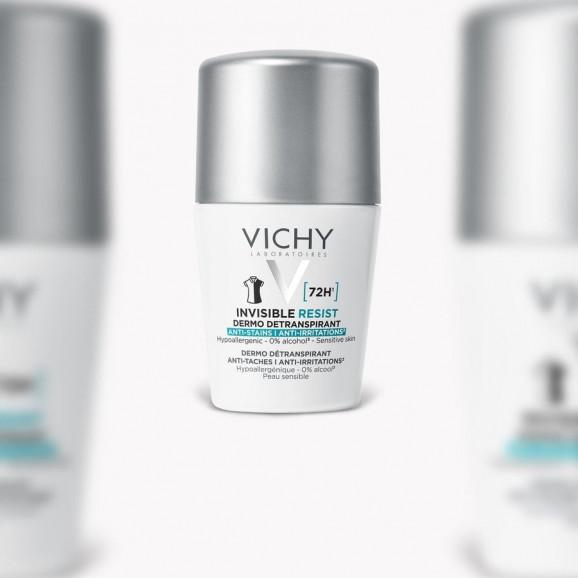 Vichy Deo Invisible Resist 72H – antyperspirant roll-on (50 ml) - zdjęcie produktu