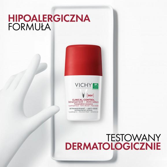 Vichy Clinical Control 96H – antyperspirant w kulce (50 ml) Vichy Clinical Control 96H – antyperspirant w kulce (50 ml) - zdjęcie produktu