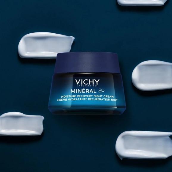 Vichy Mineral 89 Nawilżająco-regenerujący krem na noc z melatoniną (50 ml) - zdjęcie produktu