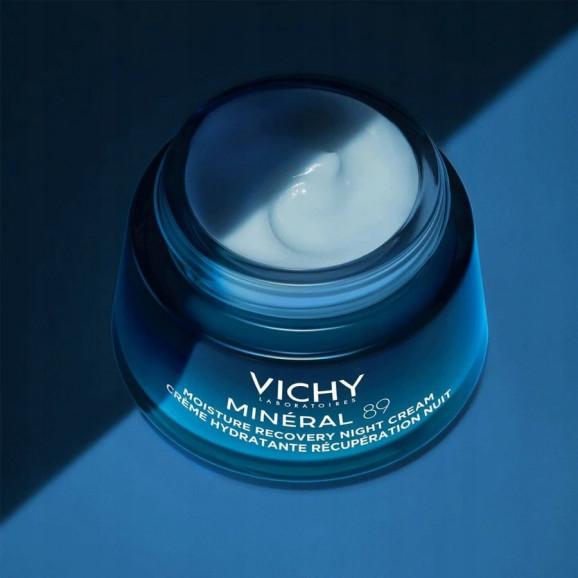 Vichy Mineral 89 Nawilżająco-regenerujący krem na noc z melatoniną (50 ml) - zdjęcie produktu