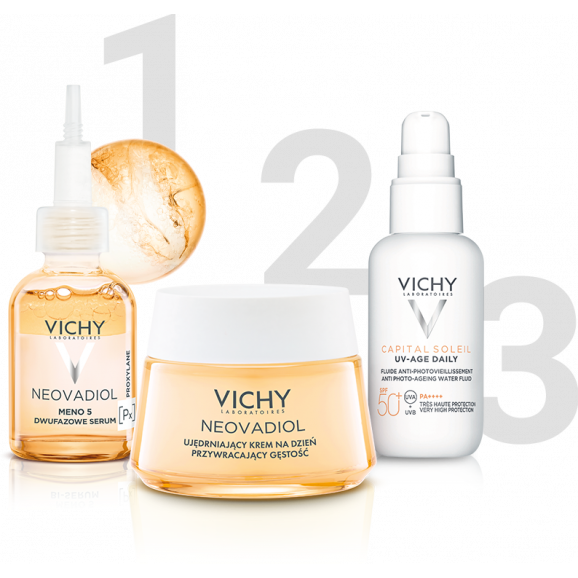 Vichy Neovadiol Meno 5 Serum dwufazowe, ujędrnienie i jednolity koloryt, (30 ml) - zdjęcie produktu