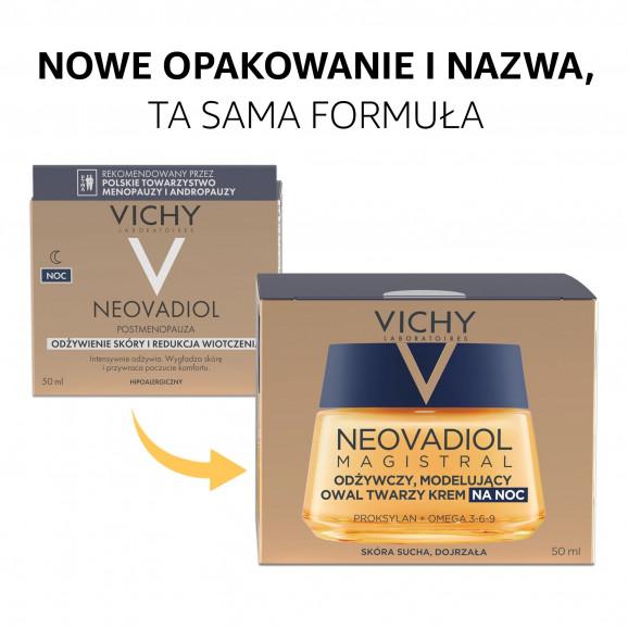 Vichy Neovadiol Magistral Odżywczy, modelujący owal twarzy krem na noc (50 ml) Vichy Neovadiol Magistral Odżywczy, modelujący owal twarzy krem na noc (50 ml) - zdjęcie produktu