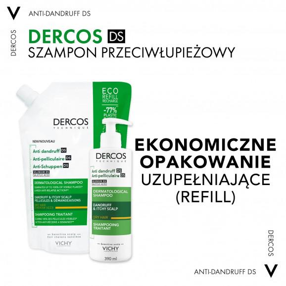 Vichy Dercos Anti Dandruff DS szampon przeciwłupieżowy do włosów suchych - refill (500 ml) Vichy Dercos Anti Dandruff DS szampon przeciwłupieżowy do włosów suchych - refill (500 ml) - zdjęcie produktu
