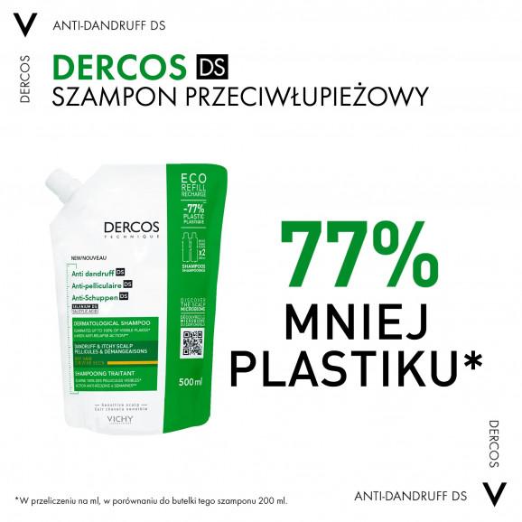 Vichy Dercos Anti Dandruff DS szampon przeciwłupieżowy do włosów suchych - refill (500 ml) Vichy Dercos Anti Dandruff DS szampon przeciwłupieżowy do włosów suchych - refill (500 ml) - zdjęcie produktu