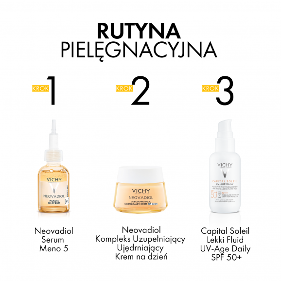 Vichy Neovadiol Kompleks Uzupełniający, odbudowujący, ujędrniający krem na dzień, skóra sucha, 50 ml Vichy Neovadiol Kompleks Uzupełniający, odbudowujący, ujędrniający krem na dzień, skóra sucha, 50 ml - zdjęcie produktu