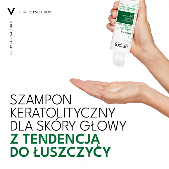 Vichy Dercos PSolution Szampon keratolityczny, skóra głowy z tendencją do łuszczycy, 200 ml - zdjęcie produktu