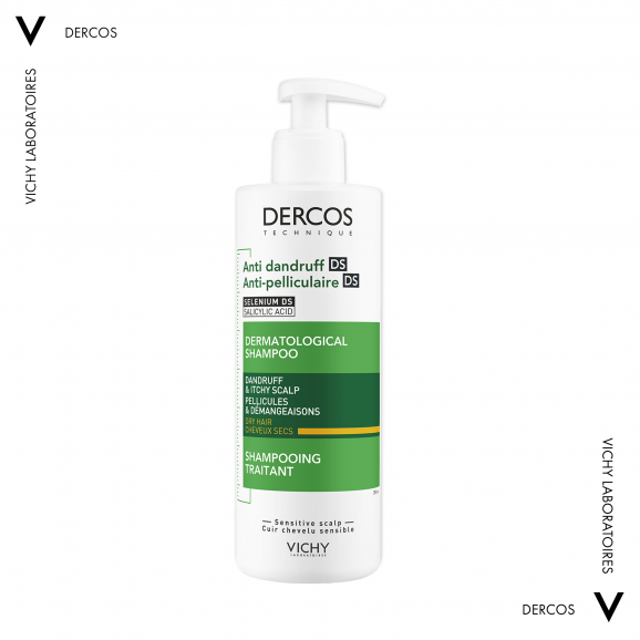 Vichy Dercos Anti Dandruff DS Szampon przeciwłupieżowy do włosów suchych (390 ml) - zdjęcie produktu