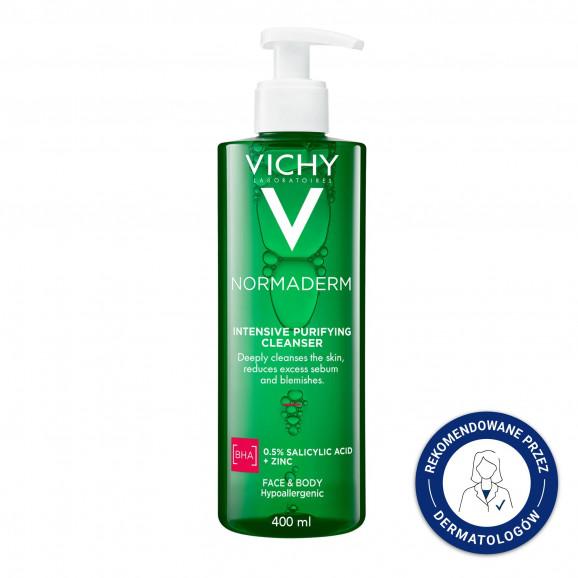 Vichy Normaderm, żel głęboko oczyszczający do twarzy i ciała, 400 ml - zdjęcie produktu