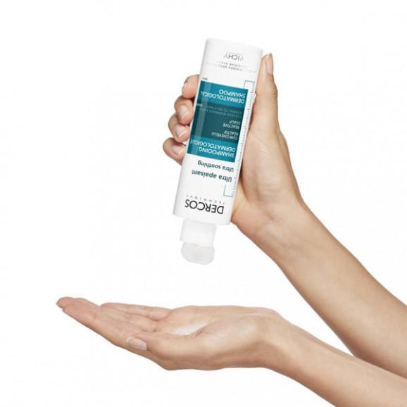 Vichy Dercos Ultra Soothing, szampon ultrakojący, włosy normalne i przetłuszczające się, 200 ml - zdjęcie produktu