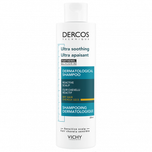 Vichy Dercos Ultra Soothing, szampon ultrakojący, włosy suche, 200 ml - zdjęcie produktu