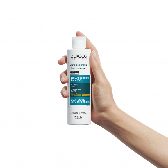 Vichy Dercos Ultra Soothing, szampon ultrakojący, włosy suche, 200 ml - zdjęcie produktu