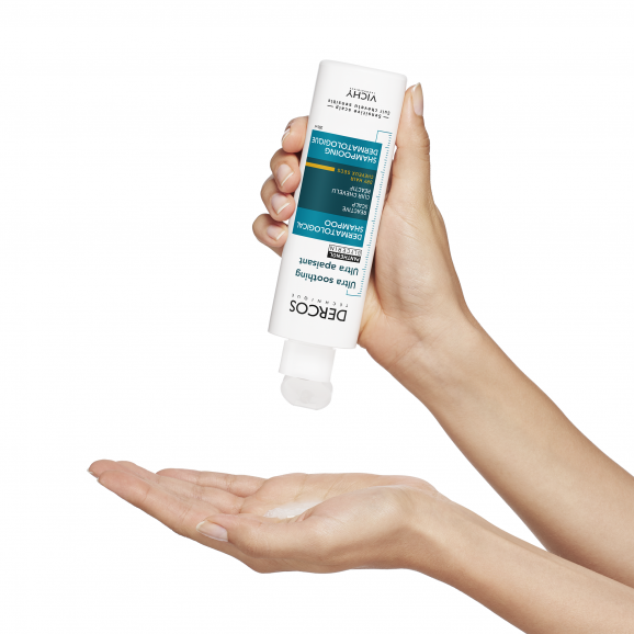 Vichy Dercos Ultra Soothing, szampon ultrakojący, włosy suche, 200 ml - zdjęcie produktu