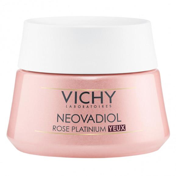 Vichy Neovadiol Rose Platinum Oczy, różany krem redukujący zmarszczki i opuchnięcia pod oczami, 15 ml Vichy Neovadiol Rose Platinum Oczy, różany krem redukujący zmarszczki i opuchnięcia pod oczami, 15 ml - zdjęcie produktu