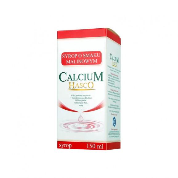 Calcium Hasco – syrop o smaku malinowym (150 ml) Calcium Hasco – syrop o smaku malinowym (150 ml) - zdjęcie produktu