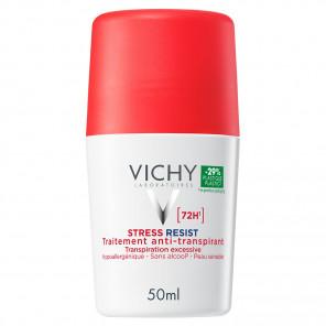 Vichy Stress Resist Antyperspirant roll-on, intensywna kuracja przeciw poceniu się, 72h, 50 ml - zdjęcie produktu