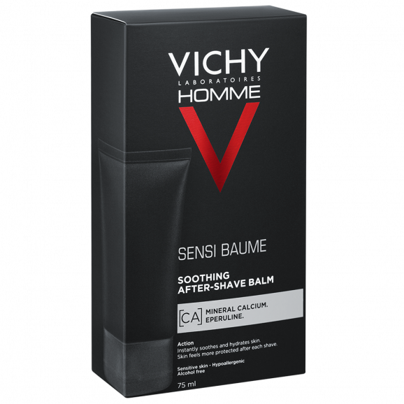 Vichy Homme Sensi Baume – balsam kojący po goleniu dla mężczyzn (75 ml) - zdjęcie produktu