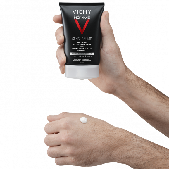 Vichy Homme Sensi Baume – balsam kojący po goleniu dla mężczyzn (75 ml) - zdjęcie produktu