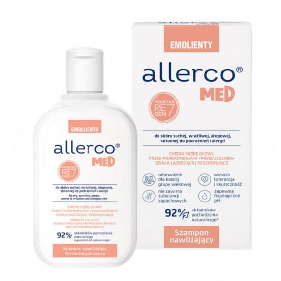 Allerco Szampon nawilżający, do skóry suchej, wrażliwej, atopowej (200 ml) Allerco Szampon nawilżający, do skóry suchej, wrażliwej, atopowej (200 ml) - zdjęcie produktu