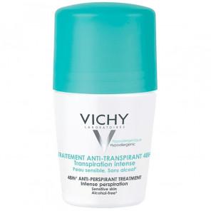 Vichy Antyperspirant roll-on, kuracja przeciw nadmiernemu poceniu, 48 h, 50 ml - zdjęcie produktu