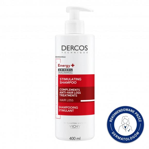 Vichy Dercos Energy+, szampon wzmacniający włosy, 400 ml - zdjęcie produktu