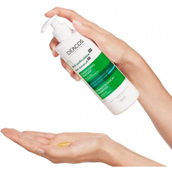 Vichy Dercos Anti Dandruff DS – szampon przeciwłupieżowy, włosy normalne i przetłuszczające się, 390 ml - zdjęcie produktu