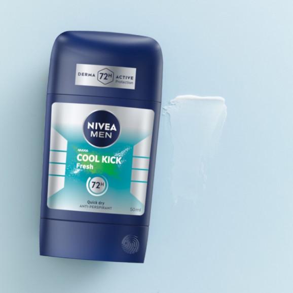 [30.04.2026] Nivea MEN Fresh Kick 48h, antyperspirant w sztyfcie dla mężczyzn, 50 ml - zdjęcie produktu