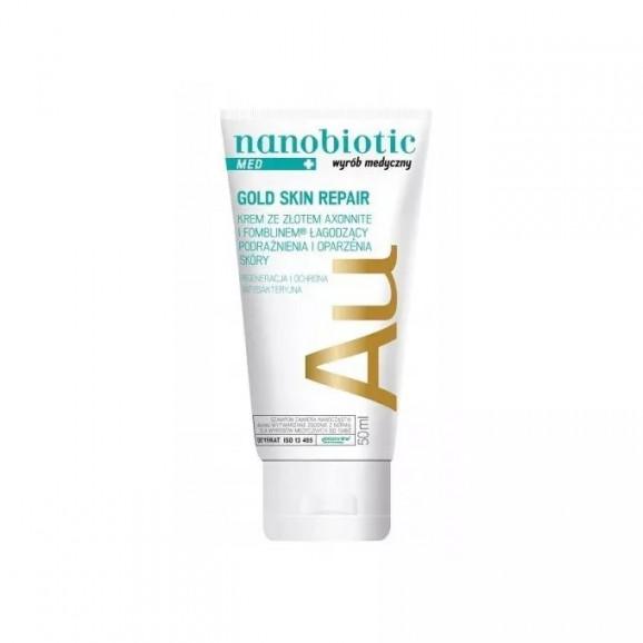 Nanobiotic Gold Skin Repair – krem łagodzący ze złotem (50 ml) Nanobiotic Gold Skin Repair – krem łagodzący ze złotem (50 ml) - zdjęcie produktu