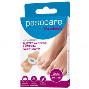 Pasocare Specialist Plus plastry na odciski z kwasem salicylowym (8 sztuk) - zdjęcie produktu