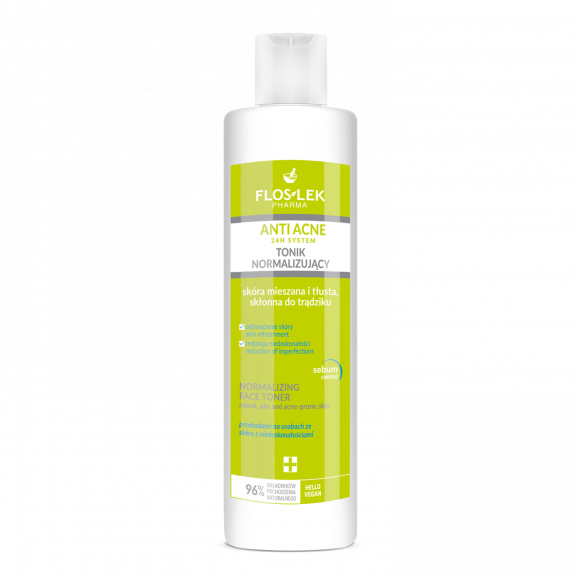 [30.04.2026] Flos-Lek Laboratorium Anti Acne Redukcja Sebum i Niedoskonałości, krem matujący 50 ml + serum kojące 50 ml + to - zdjęcie produktu