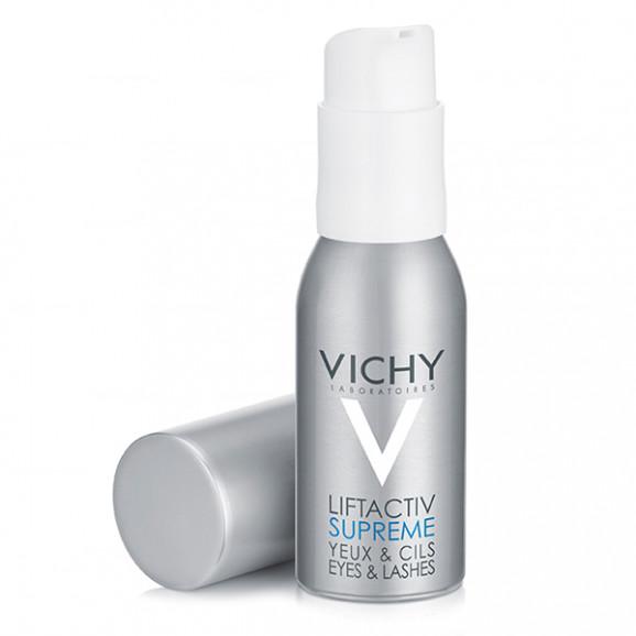 Vichy Liftactiv Supreme Serum 10 Oczy i Rzęsy, serum przeciwzmarszczkowe i wzmacniające rzęsy, 15 ml Vichy Liftactiv Supreme Serum 10 Oczy i Rzęsy, serum przeciwzmarszczkowe i wzmacniające rzęsy, 15 ml - zdjęcie produktu