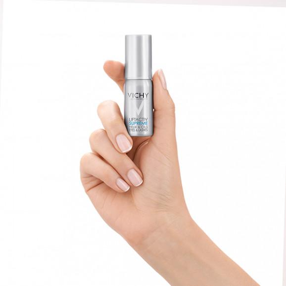 Vichy Liftactiv Supreme Serum 10 Oczy i Rzęsy, serum przeciwzmarszczkowe i wzmacniające rzęsy, 15 ml Vichy Liftactiv Supreme Serum 10 Oczy i Rzęsy, serum przeciwzmarszczkowe i wzmacniające rzęsy, 15 ml - zdjęcie produktu