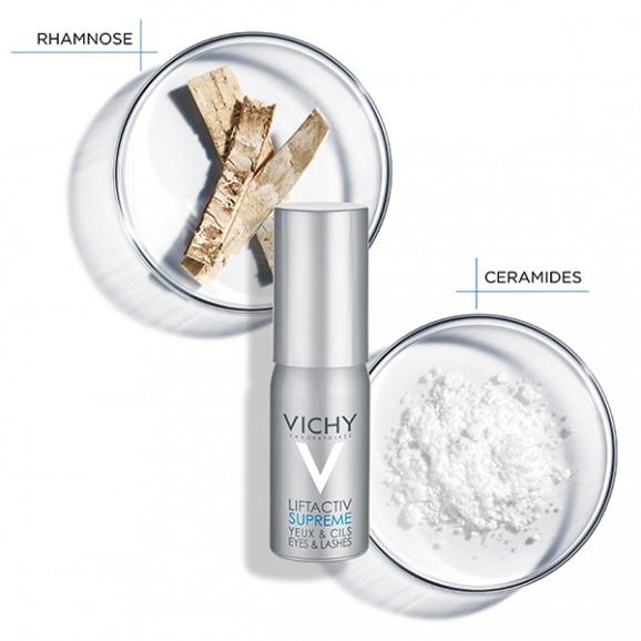 Vichy Liftactiv Supreme Serum 10 Oczy i Rzęsy, serum przeciwzmarszczkowe i wzmacniające rzęsy, 15 ml Vichy Liftactiv Supreme Serum 10 Oczy i Rzęsy, serum przeciwzmarszczkowe i wzmacniające rzęsy, 15 ml - zdjęcie produktu