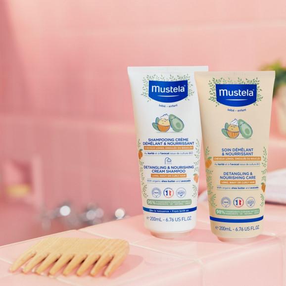 Mustela Bebe Enfant, odżywka ułatwiająca rozczesywanie włosów, 200 ml - zdjęcie produktu
