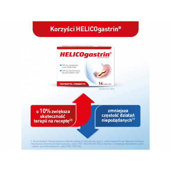 HELICOgastrin, 28 kapsułek twardych – suplement diety HELICOgastrin, 28 kapsułek twardych – suplement diety - zdjęcie produktu