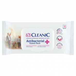 Cleanic Antibacterial Travel Pack (40 sztuk) - zdjęcie produktu
