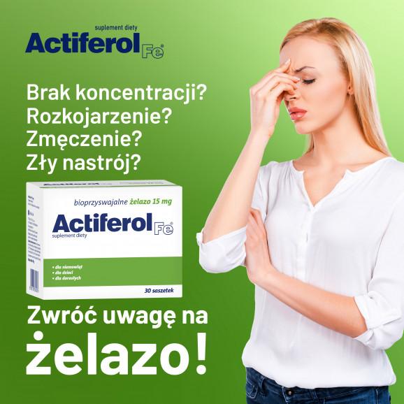 Actiferol Fe 15 mg – suplement diety (30 saszetek) - zdjęcie produktu