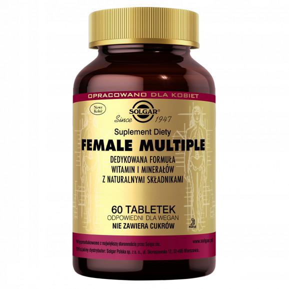 Solgar Female Multiple 60 tabletek – suplement diety (60 tabletek) Solgar Female Multiple 60 tabletek – suplement diety (60 tabletek) - zdjęcie produktu