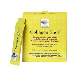New Nordic Collagen Shot – kolagen w płynie smak jagodowy (15 saszetek) - zdjęcie produktu