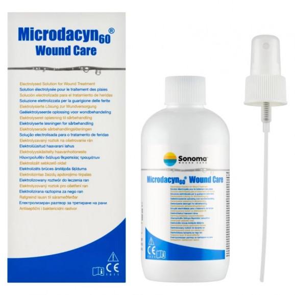 Microdacyn 60 Wound Care – elektrolizowany roztwór do leczenia ran (250 ml) Microdacyn 60 Wound Care – elektrolizowany roztwór do leczenia ran (250 ml) - zdjęcie produktu