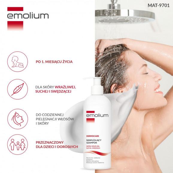 Emolium Dermocare – szampon nawilżający (400 ml) Emolium Dermocare – szampon nawilżający (400 ml) - zdjęcie produktu
